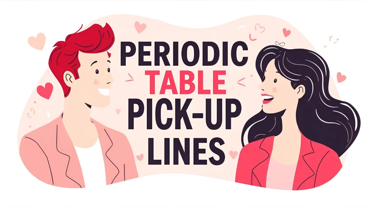 Periodic Table Pick-Up Lines