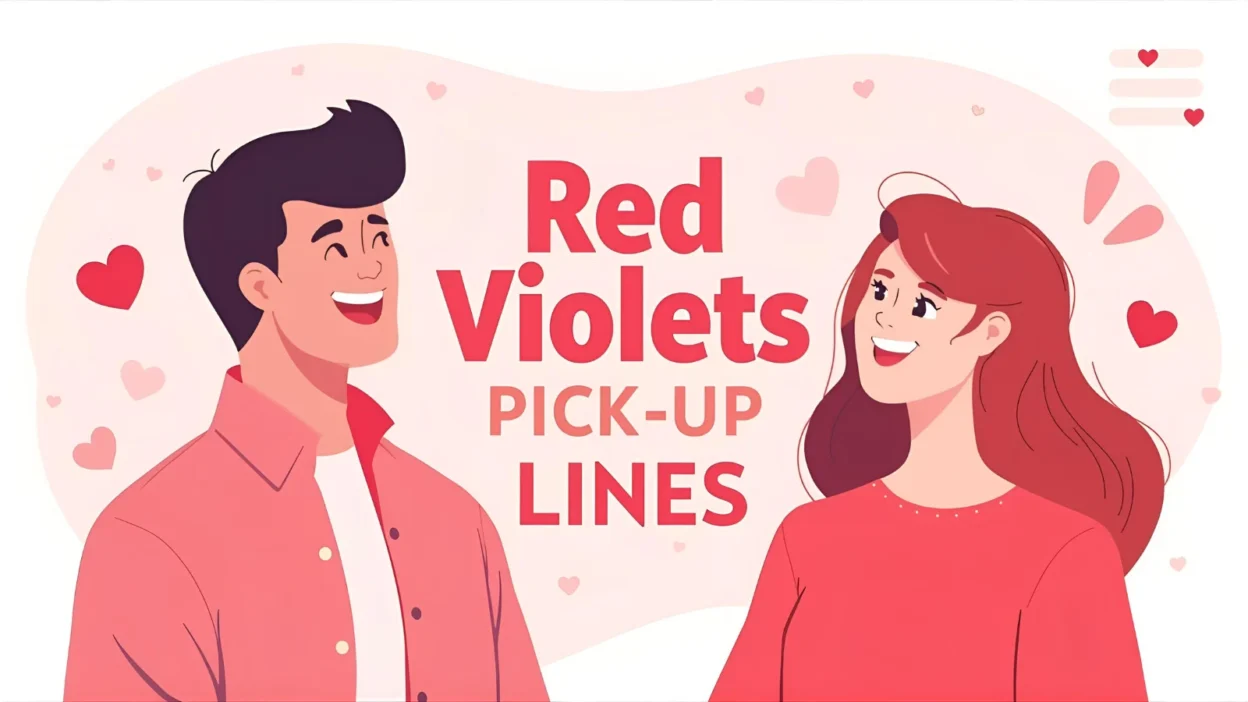 Red Violets Pick-Up Lines