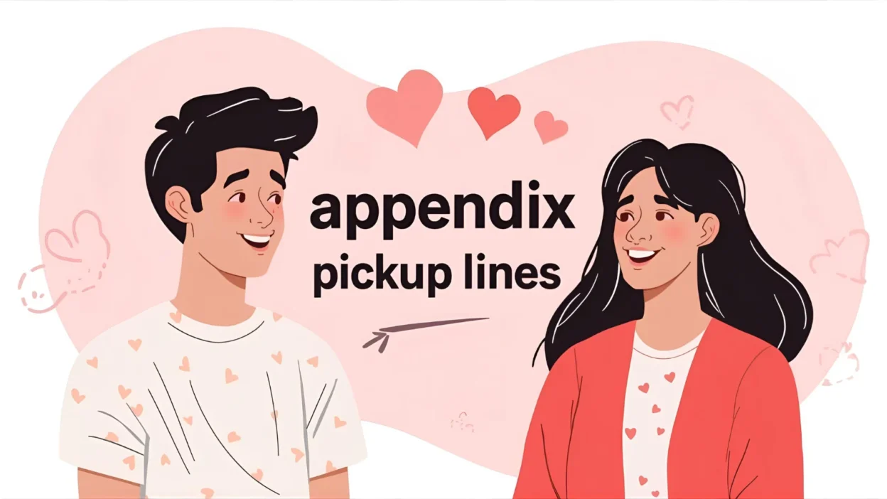 appendix pickup lines