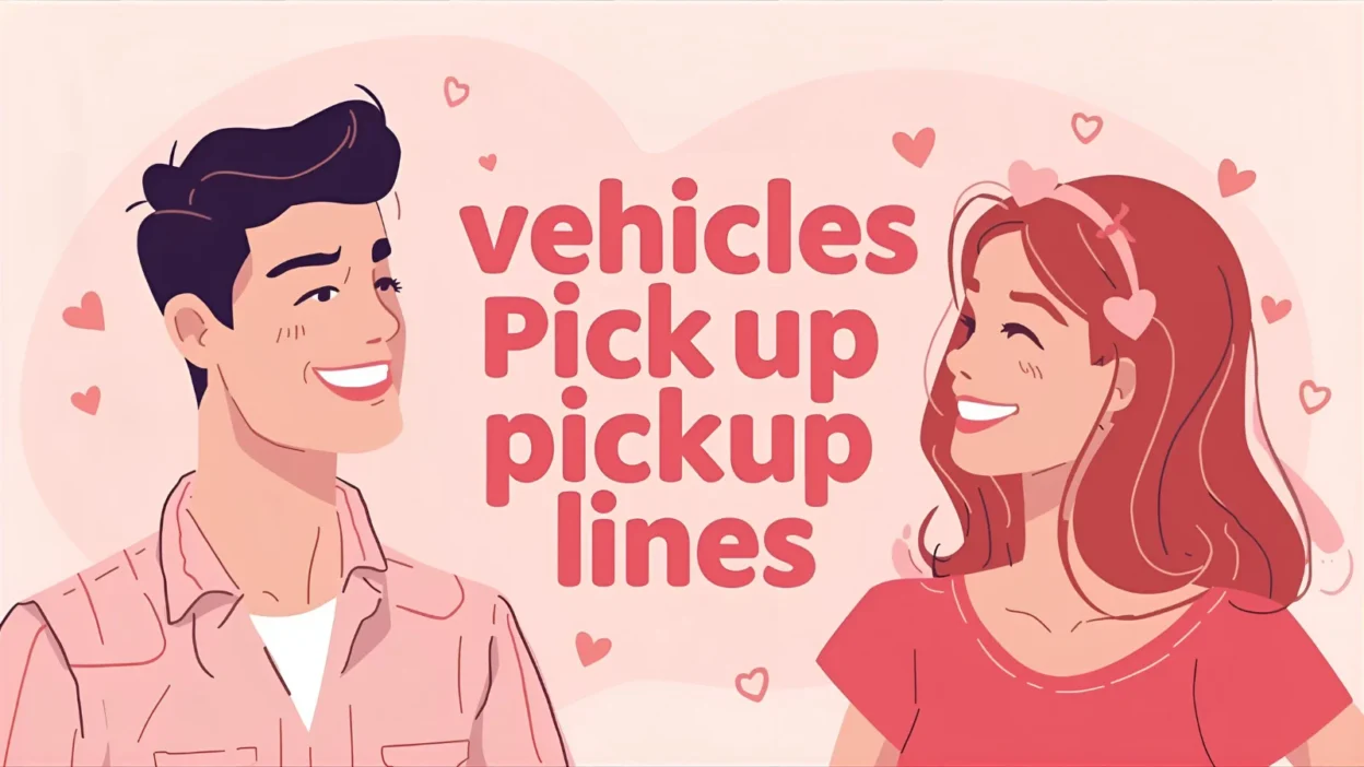 vehicles pickup lines