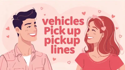 vehicles pickup lines