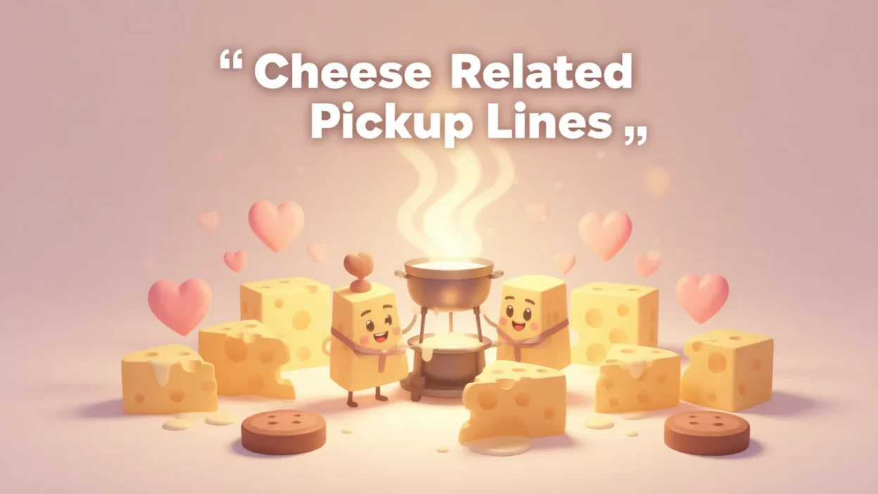 cheese related pickup lines