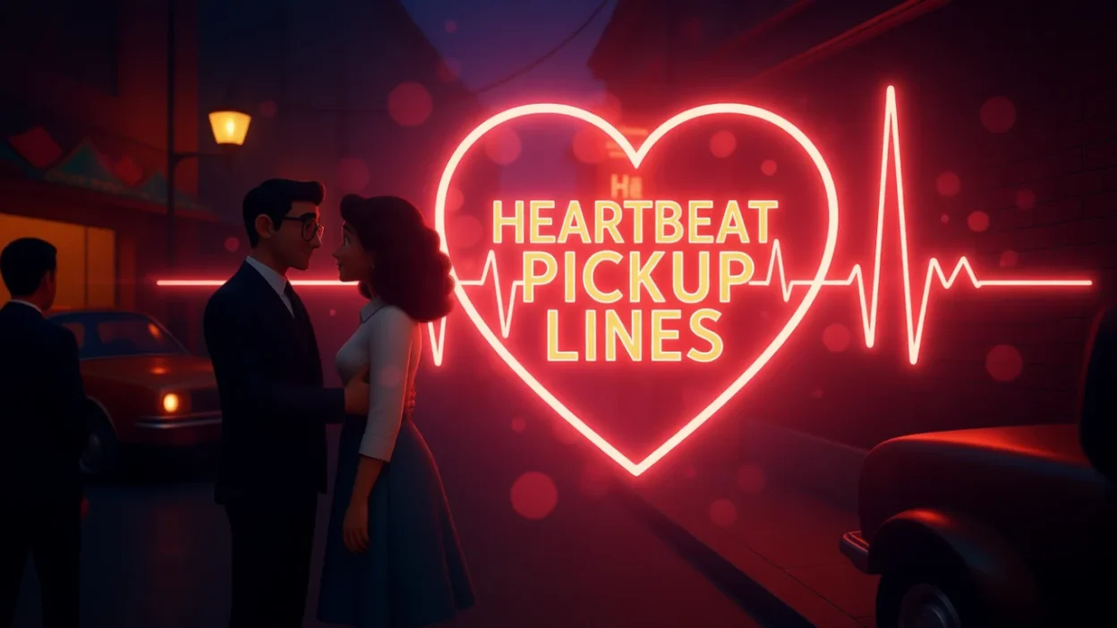heartbeat pickup lines