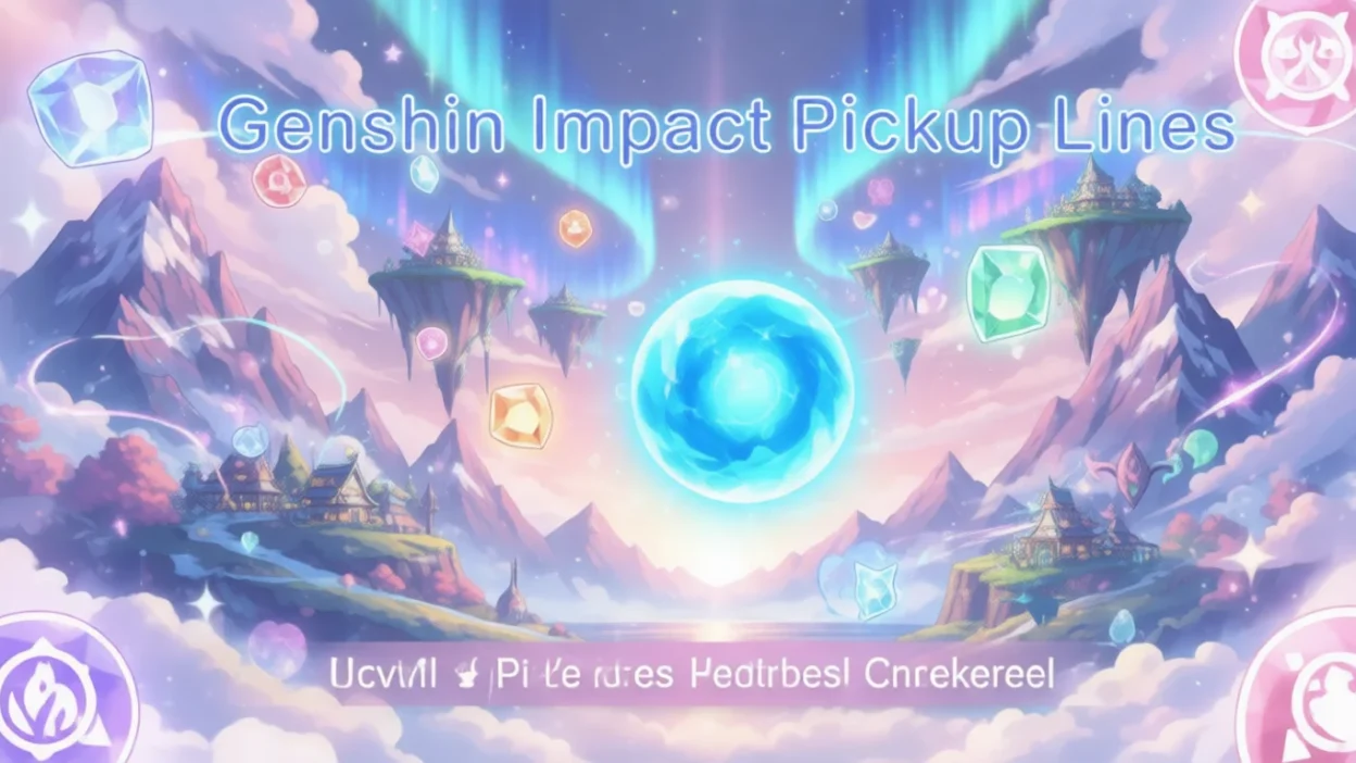 genshin impact pickup lines