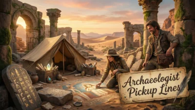 Archaeologist Pickup Lines