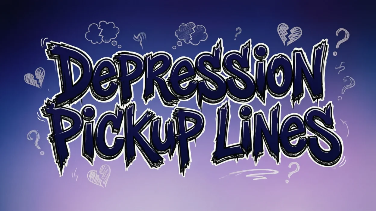 Depression Pickup Lines