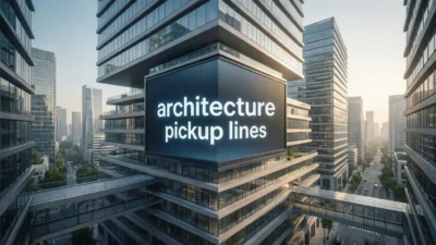 Architecture Pickup Lines