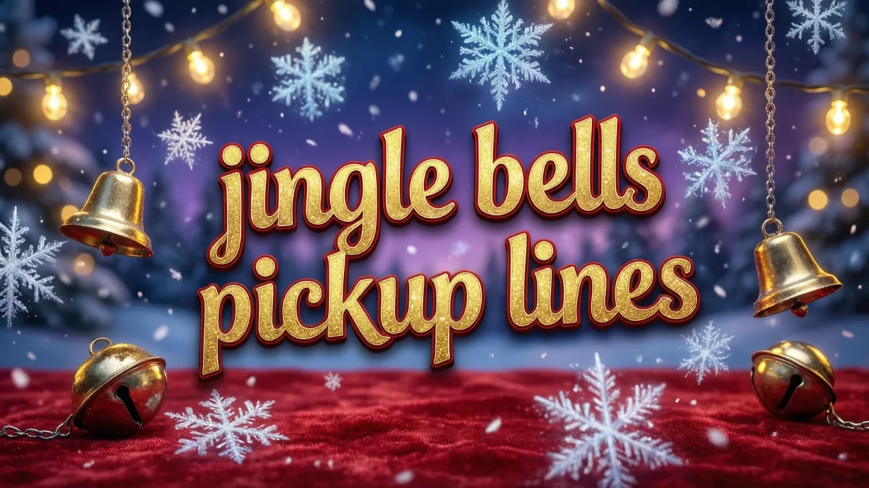 jingle bells pickup lines