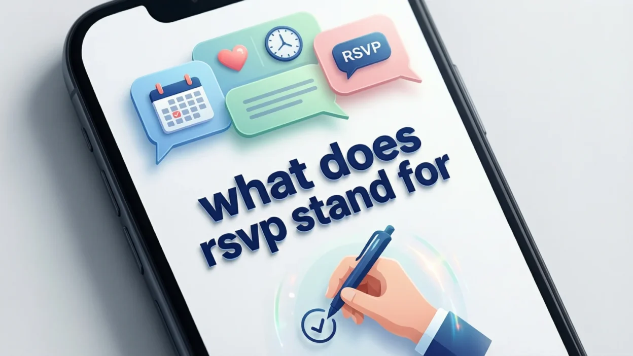What Does RSVP Stand For