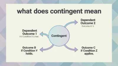 What Does Contingent Mean