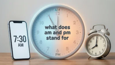What Does AM and PM Stand For