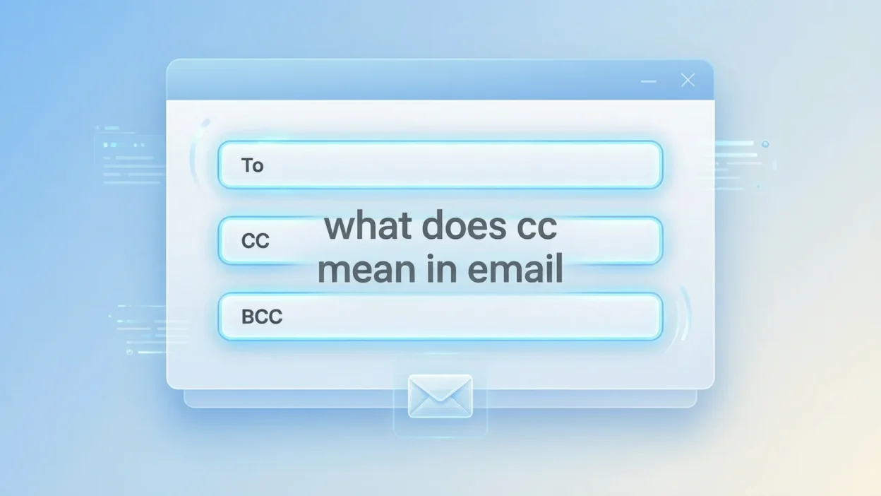 What Does CC Mean in Email