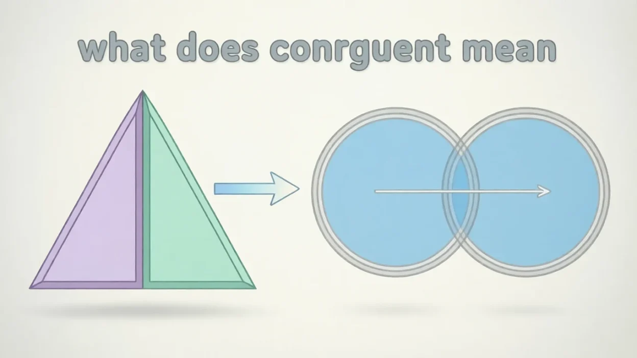 What Does Congruent Mean