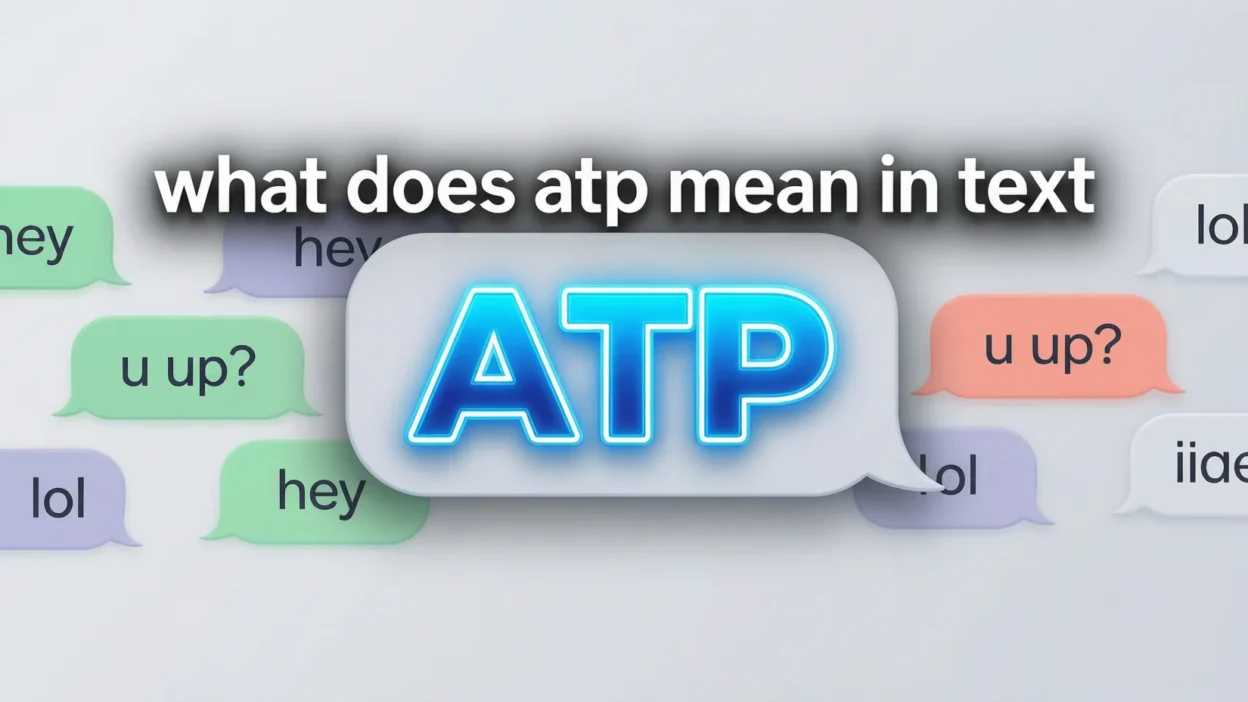 What Does ATP Mean in Text