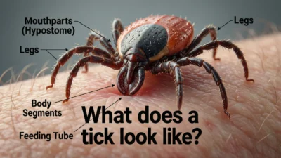 what does a tick look like