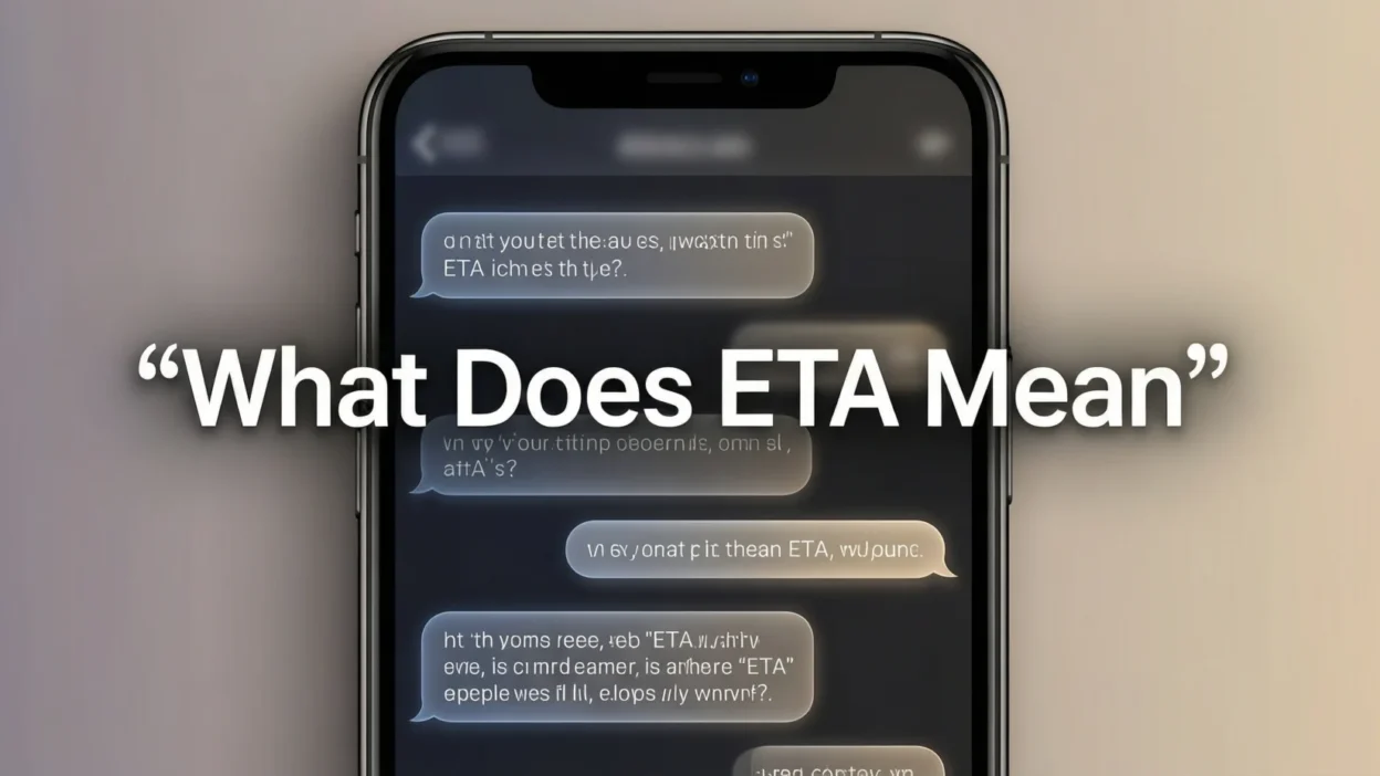 What Does Eta Mean